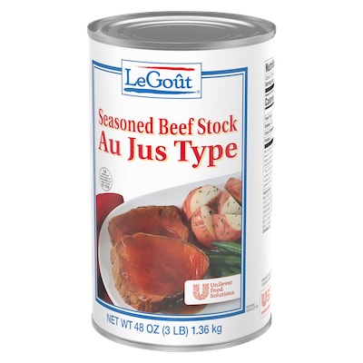 LeGout® Au Jus Beef Stock 12 x 48 oz - 